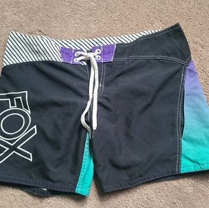 Womens Fox board shorts size 9
